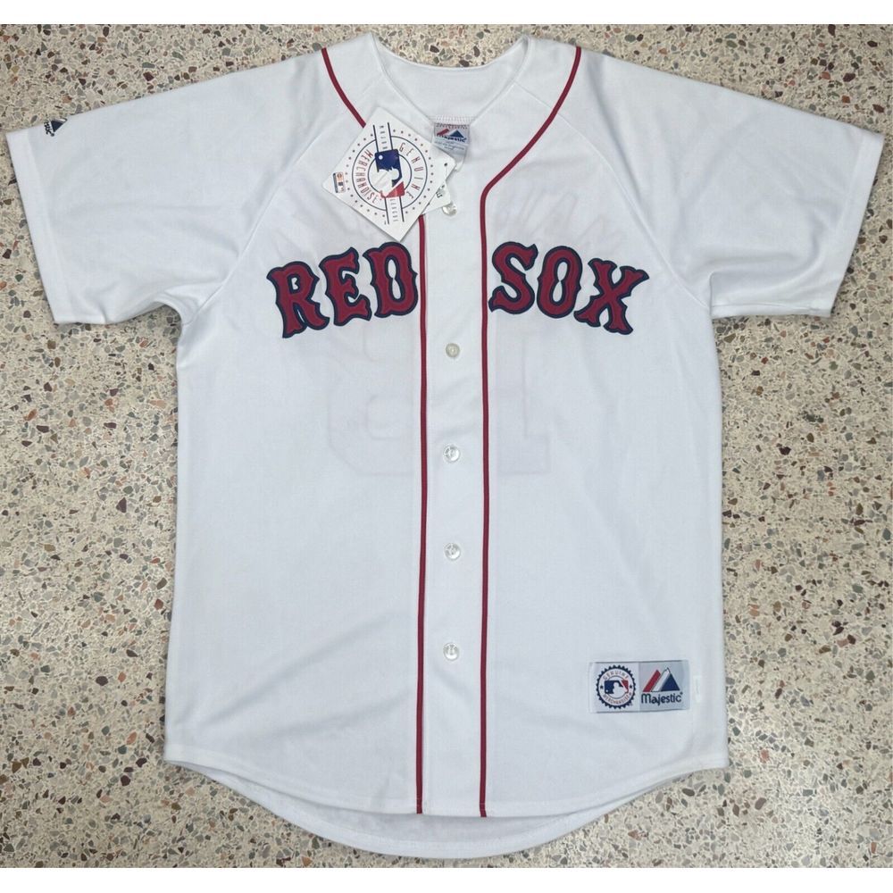 Majestic Vtg Boston Red Sox #18 Daisuke Matsuzaka Baseball Jersey Size Medium